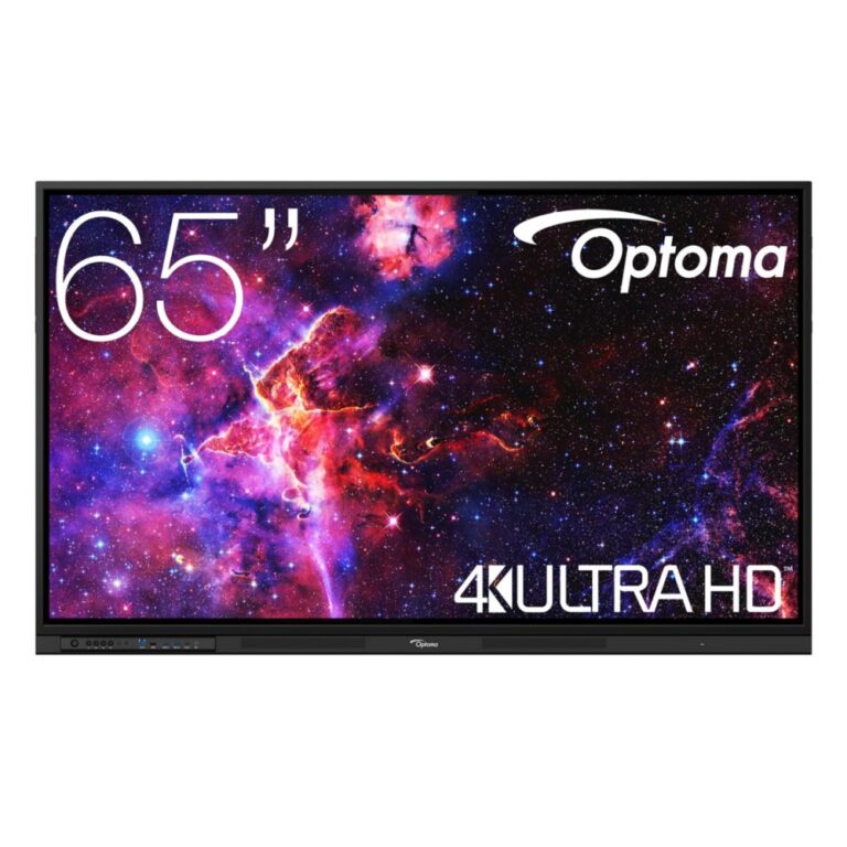 Optoma Creative Touch 3 3653RK 65" 4K Interactive Flat Panel Display Touchscreen Android 14 Black