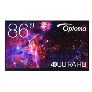 Optoma Creative Touch 3 Interactive Flat Panel Display 86" 4K Ultra HD Touchscreen Android 14 Black