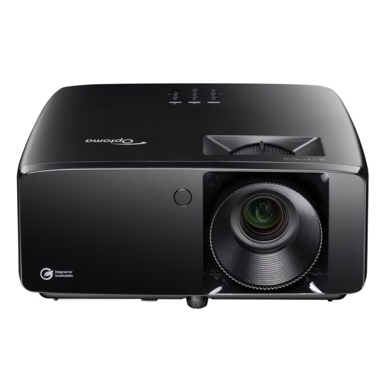 Optoma HZ147X DLP Laser Projector 4000 ISO Lumens 1080p Full HD 3D HDR Black