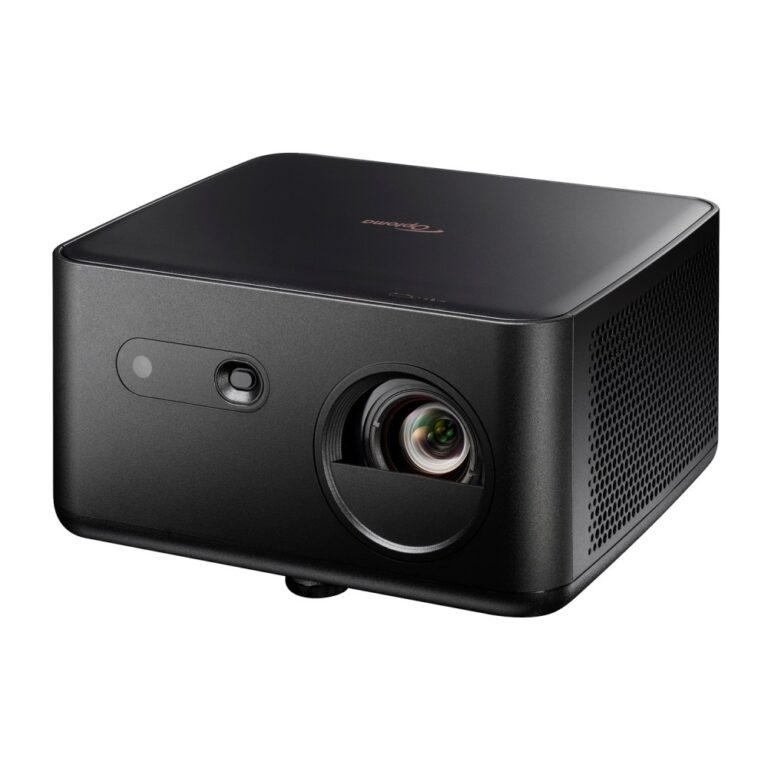 Optoma Photon Life PK32 Standard Throw Projector UHD 4K 1100 ANSI Lumens DLP LED 3D HDR Smart 150 Inch Screen Black