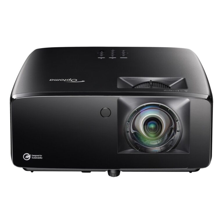 Optoma UHZ36STe Short Throw Laser Projector 4K UHD 4000 ISO Lumens Black