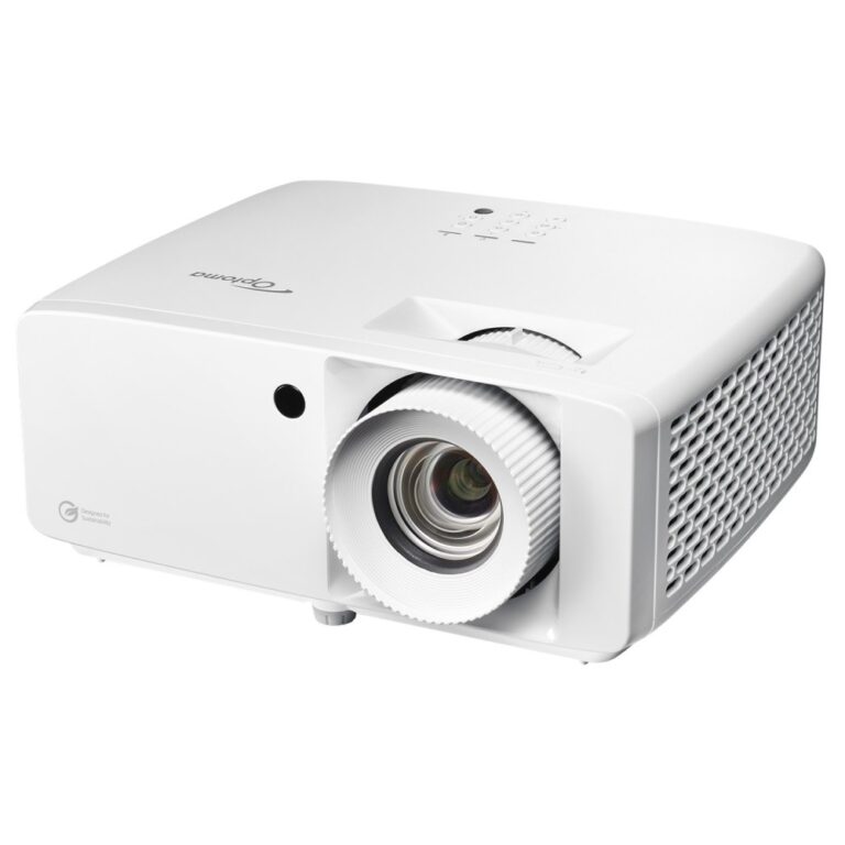 Optoma UHZ67-W Standard Throw Projector 4K UHD 4300 ISO Lumens DLP Laser 3D HDR10 White