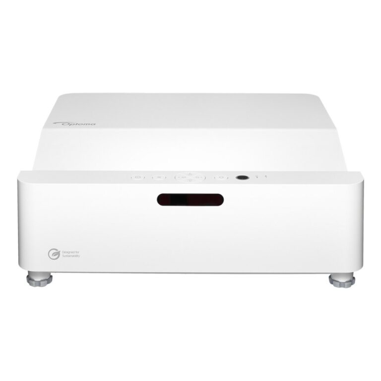 Optoma ZW410UST Ultra Short Throw Projector 4000 ANSI Lumens WXGA Laser White