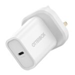 OtterBox Standard Wall Charger 20W USB-C Power Delivery 3.0 UK Plug White