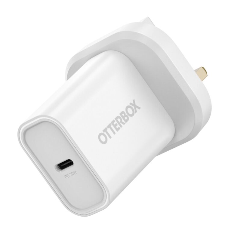 OtterBox Standard Wall Charger 20W USB-C Power Delivery 3.0 UK Plug White