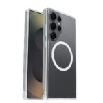 OtterBox Symmetry Series Clear with Magnets Case for Samsung Galaxy S25 Ultra Transparent Wireless Charging MIL-STD-810G