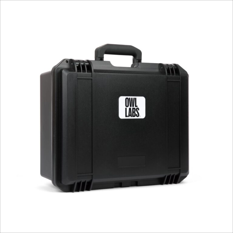 Owl Labs Hard Shell Case for Meeting Owl All Generations Waterproof Shock Resistant Black TSA Approved Carry On Size