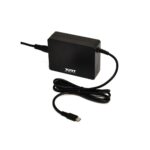 Port Designs 900098-UK 90W USB-C Power Adapter Type G Plug Black 2.5m Cable