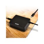 Port Designs 900098-UK 90W USB-C Power Adapter Type G Plug Black 2.5m Cable