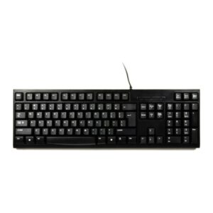 Port Designs 900753-UK Wired USB Keyboard QWERTY UK English 104 Keys Numeric Keypad Black 1.5m