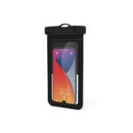 Port Designs 901884 Waterproof Pouch Case for Phones Up to 6.7" IPX8 Certified Black Transparent