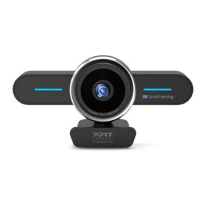 Port Designs 902003 Video Conferencing Camera 4K Ultra HD 30 fps 8.29 MP USB Type-C Built-in Microphone Black