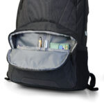 PORT Designs Houston Eco Casual Backpack for 15.6" Laptop Black with Recycled Material and Multiple Pockets