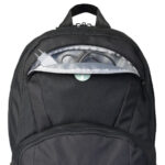 PORT Designs Houston Eco Casual Backpack for 15.6" Laptop Black with Recycled Material and Multiple Pockets