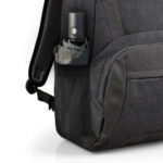 PORT Designs Houston Eco Casual Backpack for 15.6" Laptop Black with Recycled Material and Multiple Pockets