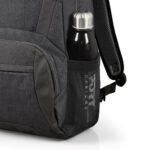 PORT Designs Houston Eco Casual Backpack for 15.6" Laptop Black with Recycled Material and Multiple Pockets