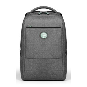 PORT Designs Yosemite Eco XL Backpack for 15.6" Laptops Grey 18L Recycled Materials and Rain Cover
