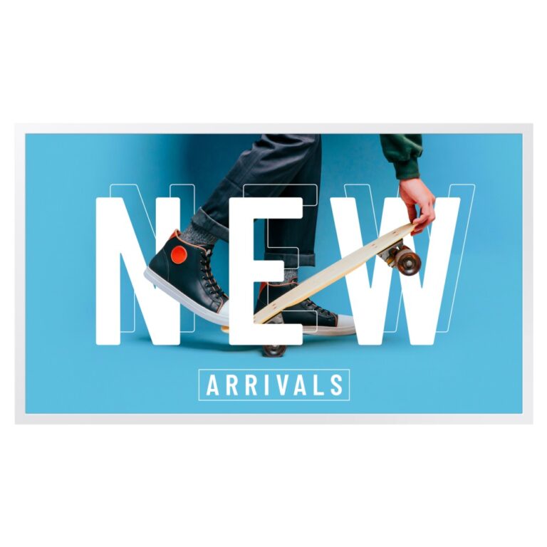 Samsung EMDX EM32DX-A Digital Signage Panel 31.5" Quad HD Colour E-Paper Tizen OS Wi-Fi 24/7 Grey White