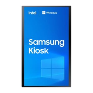 Samsung KM24C-C 24" Full HD 75Hz Kiosk Display Windows 10 IoT Enterprise Intel Celeron 256GB Touchscreen White
