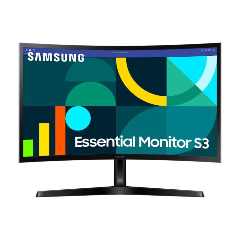 Samsung LS24D366GAU 24" Full HD 100Hz VA Curved Monitor - Black