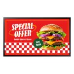Samsung OH55DX 55" Digital Signage Flat Panel VA Full HD 3500 cd/m² 24/7 Outdoor IP56 Tizen Black
