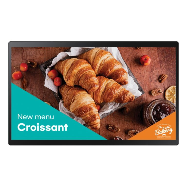 Samsung QB24C-T 24" Digital Signage Display Full HD ADS Touchscreen Tizen 7.0 16/7 Black