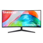 Samsung S55GH 34" Curved UltraWide Quad HD Monitor 3440x1440 120Hz VA Panel FreeSync Premium Black