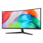 Samsung S55GH 34" Curved UltraWide Quad HD Monitor 3440x1440 120Hz VA Panel FreeSync Premium Black