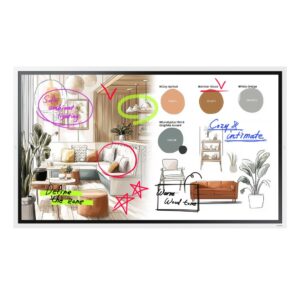 Samsung The Flip 65" WMFX Interactive Display 4K Ultra HD 75Hz VA Panel Touchscreen Grey White