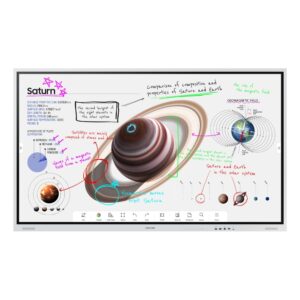 Samsung WM75B Interactive Whiteboard 75" 4K Ultra HD VA Panel 75Hz Touchscreen Grey White