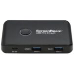 ScreenBeam USB Pro Switch for 1100 Plus Black 6 Ports Microsoft Teams Rooms BYOM Compatible