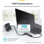 StarTech 4-Port USB-C Hub 10Gbps 100W Power Delivery USB 3.2 Gen 2 Grey