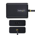 StarTech.com 100W USB-C Laptop Charger USB Power Delivery 3.0 1.5m Cable UK Plug Black