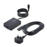 StarTech.com 100W USB-C Laptop Charger USB Power Delivery 3.0 1.5m Cable UK Plug Black