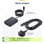 StarTech.com 100W USB-C Laptop Charger USB Power Delivery 3.0 1.5m Cable UK Plug Black