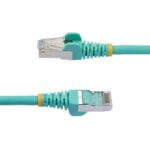 StarTech.com 10m Cat6a Ethernet Cable RJ-45 to RJ-45 10GbE S/FTP Snagless LSZH 100W PoE++ Aqua