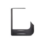 StarTech.com 2-Pack Under Desk Cable Management Tray 42" Total Length Steel Black 5kg Capacity
