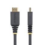 StarTech.com 2m HDMI Cable High Speed 2.0 18Gbps 4K 60Hz 1440p 144Hz Black with Gripping Connectors