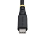 StarTech.com 3m USB-C to USB-C Charging Cable 60W PD 3A Braided Nylon Jacket Black