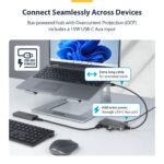 StarTech.com 4-Port USB 3.2 Gen 1 Hub 5Gbps Bus Powered with USB-C Power Input 30cm Cable Grey