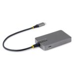 StarTech.com 4-Port USB-C Hub 5Gbps USB-A Ports Bus Powered with Auxiliary Power Input 30cm Cable Grey