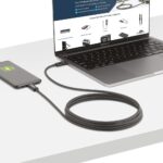 StarTech.com Active Thunderbolt 4 Cable 2m USB-C to USB-C 40Gbps 100W Power Delivery 8K Video Intel Certified Black