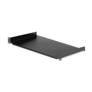 StarTech.com CABSHELF1U10 1U Fixed Server Rack Shelf 10in Deep 20kg Capacity for 19" Standard Black