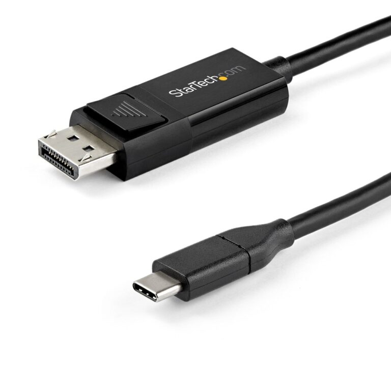 StarTech.com CDP2DP141MBD USB-C to DisplayPort 1.4 Cable 1m 8K 60Hz Bidirectional