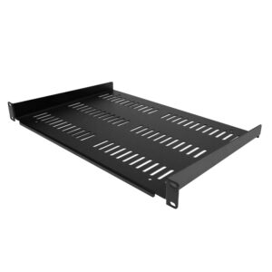 StarTech.com SHELF-1U-12-FIXED-V 1U Vented Server Rack Shelf 12 Inch Deep 25kg Capacity Black