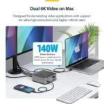 StarTech.com Thunderbolt 5 Universal Docking Station 140W PD 2.5G Ethernet 3 Displays 4K 144Hz Grey