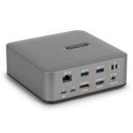 StarTech.com Thunderbolt 5 Universal Docking Station 140W PD 2.5G Ethernet 3 Displays 4K 144Hz Grey