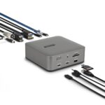 StarTech.com Thunderbolt 5 Universal Docking Station 140W PD 2.5G Ethernet 3 Displays 4K 144Hz Grey