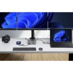StarTech.com Thunderbolt 5 Universal Docking Station 140W PD 2.5G Ethernet 3 Displays 4K 144Hz Grey