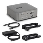 StarTech.com Thunderbolt 5 Universal Docking Station 140W PD 2.5G Ethernet 3 Displays 4K 144Hz Grey